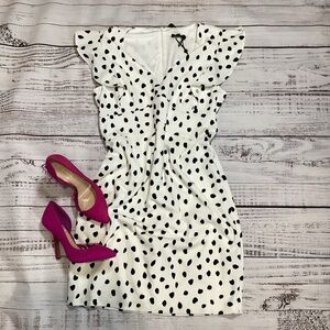 131. DKNY White & Blue Sheath Dress NWT Size 14
